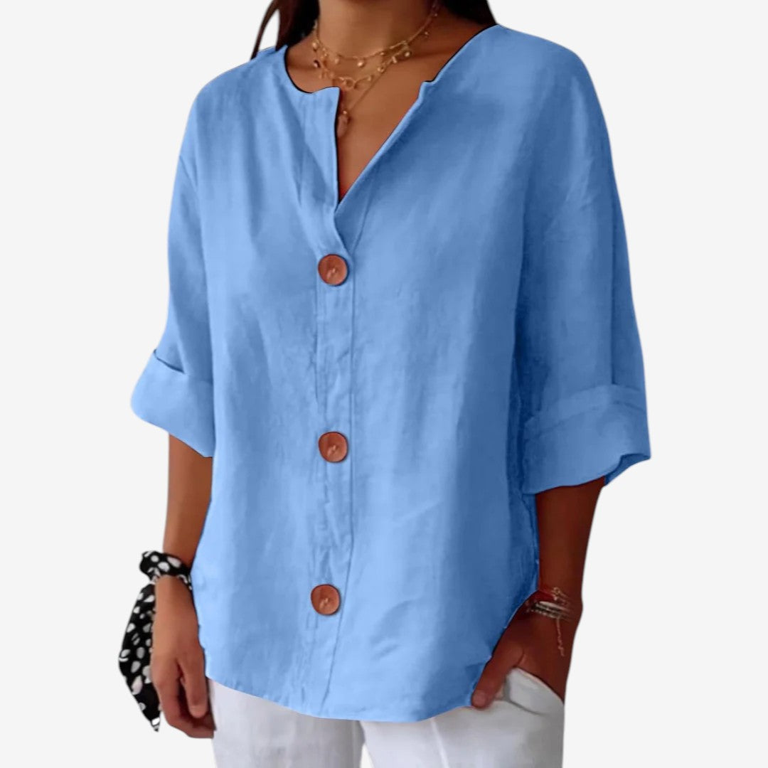 Clara | Leinenbluse Casual