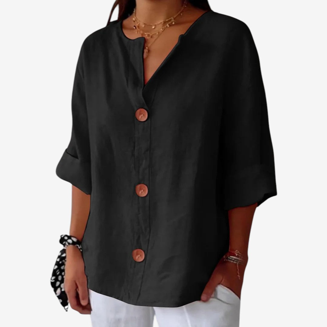 Clara | Leinenbluse Casual