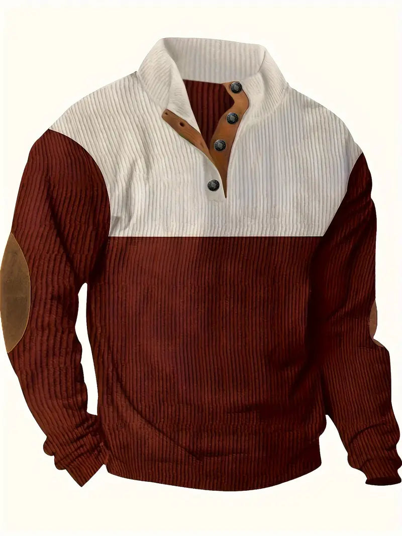 Manfred | Stylischer Color-Block Pullover