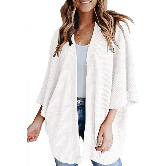 Stilvoller Damen-Kardigan mit 3/4-Ärmeln für einen eleganten Auftritt