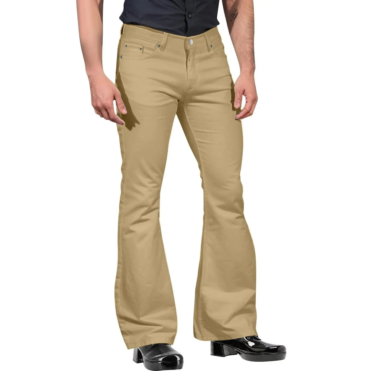 Xander - Elegante Herren Retro Flare Hosen für einen zeitlosen Stil