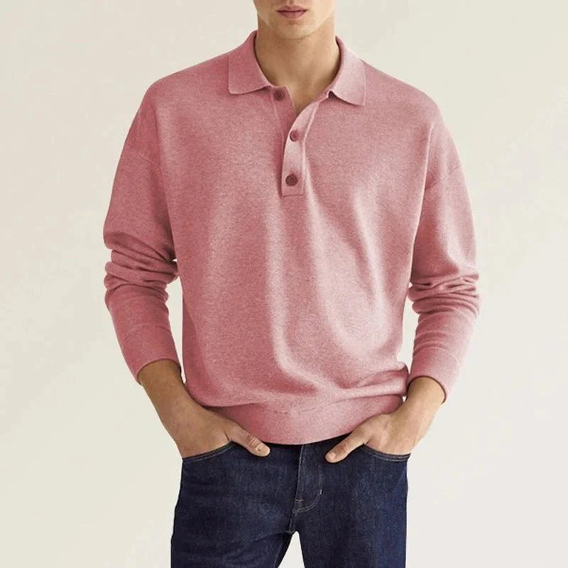 Stylowy długi rękaw T-shirt Ian - Casual Look