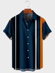 Hoymans IslandVibe - Gestreiftes Hawaiian-Shirt für einen eleganten, sommerlichen Stil