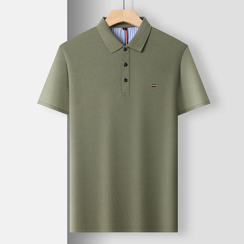 Elite - Męska polo z oddychającego materiału dla maksymalnego komfortu i stylu