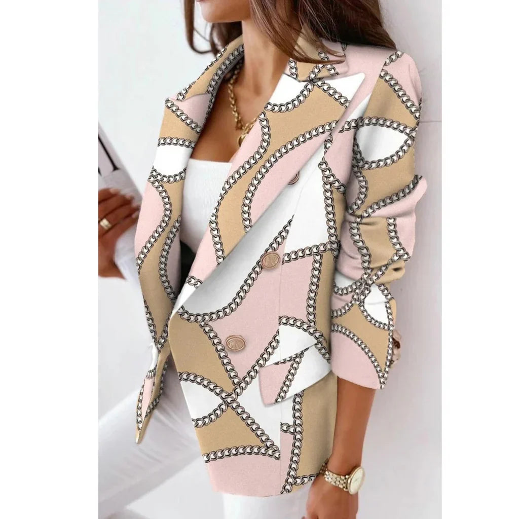 Eline - Elegante Damenjacke mit stilvollem Kragen im Swing-Design