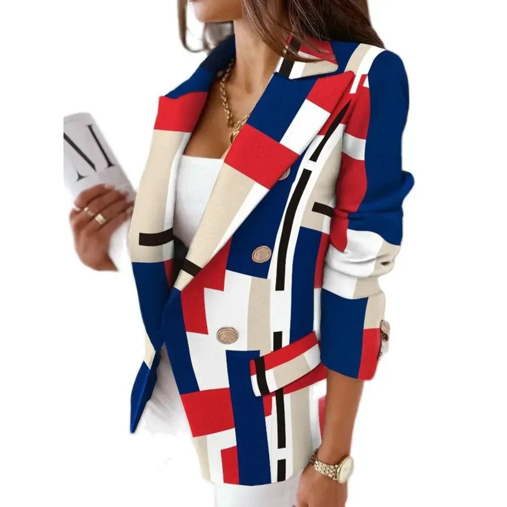 Eline - Elegante Damenjacke mit stilvollem Kragen im Swing-Design
