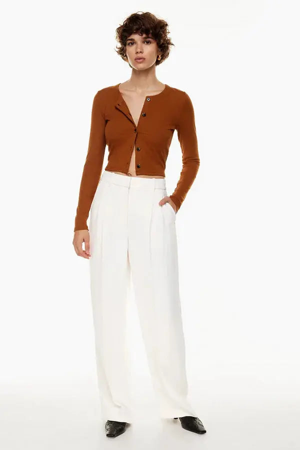 Elegante High-Waist Wide-Leg Hose mit zeitlosem Schnitt