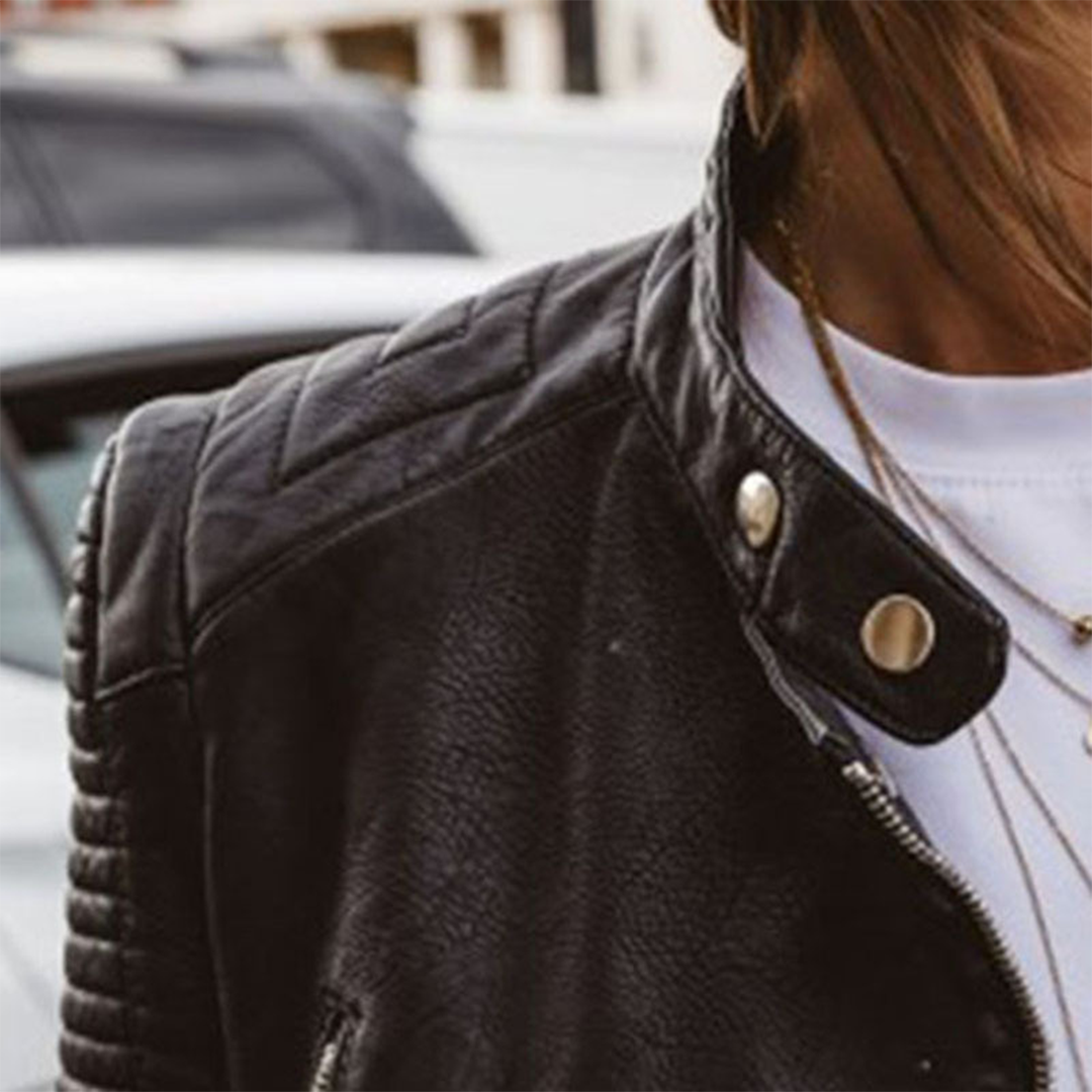 Echte Lederjacke für Damen – Übergangsjacke für den Frühling