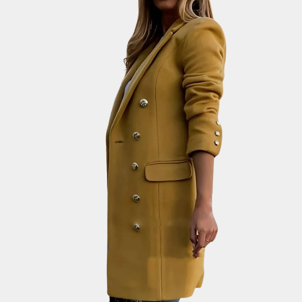 Eleganter Baumwoll-Trenchcoat für Damen – Stilvolle Übergangsjacke für den Frühling