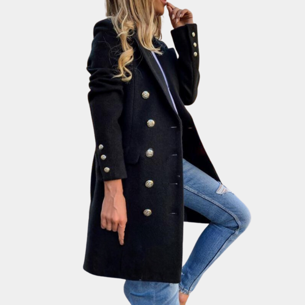 Eleganter Baumwoll-Trenchcoat für Damen – Stilvolle Übergangsjacke für den Frühling