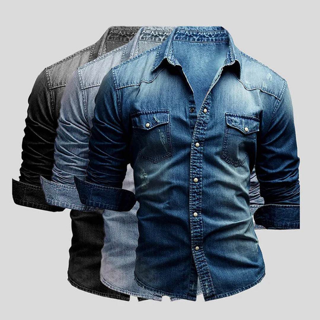 Chic Long Sleeve Shirt LARRY - Effortlessly Casual & Sophisticated