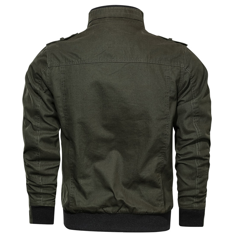 Klassische Übergangsjacke mit Stehkragen – Stilvolle Freizeitjacke für jeden Anlass