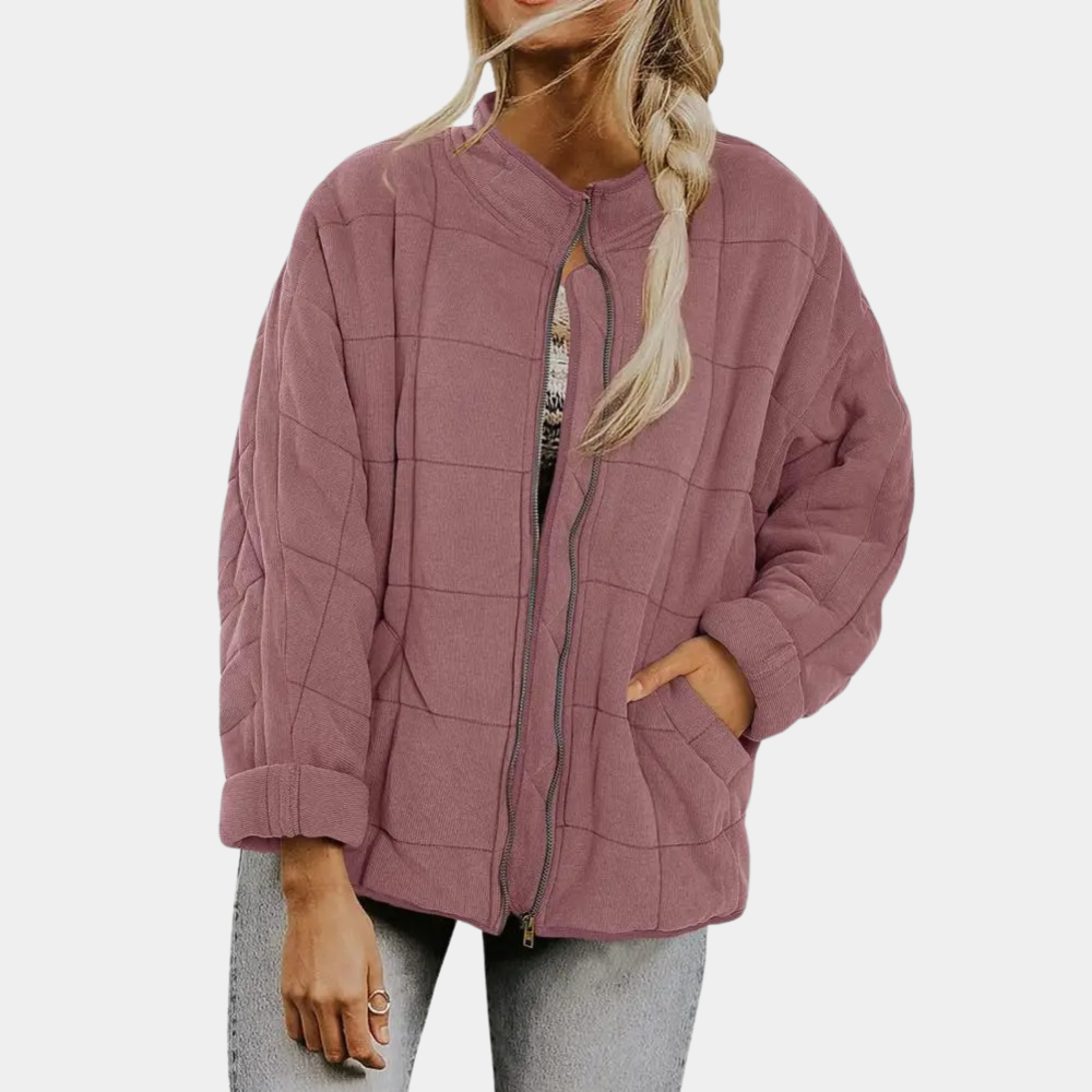 Frühlingsjacke für Damen – leichte gesteppte Baumwolljacke für einen lässigen Look