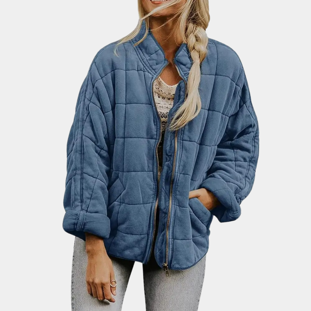 Frühlingsjacke für Damen – leichte gesteppte Baumwolljacke für einen lässigen Look