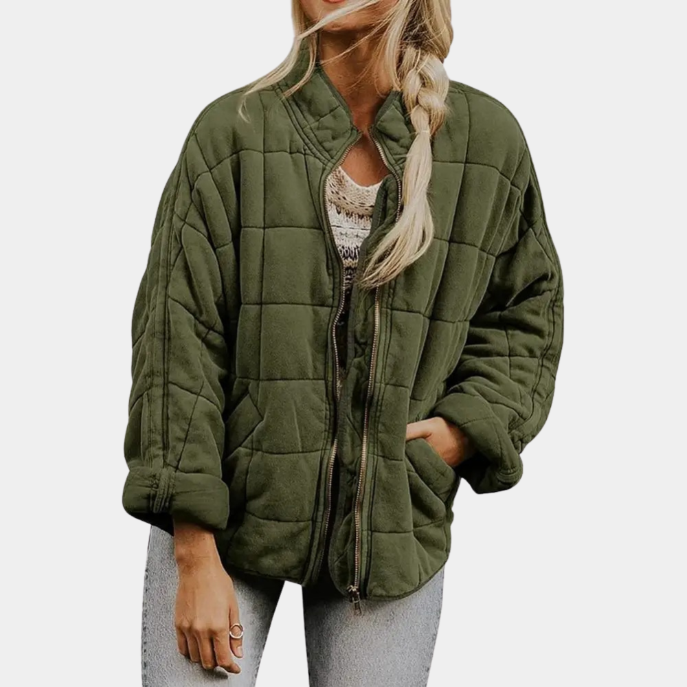 Frühlingsjacke für Damen – leichte gesteppte Baumwolljacke für einen lässigen Look