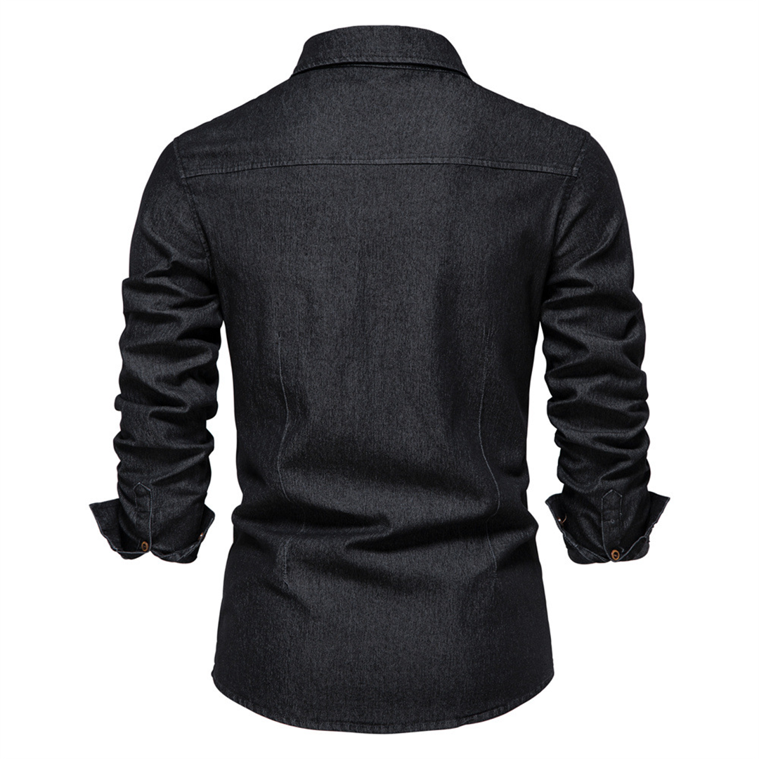 Stilvolles langärmliges Hemd GUILLEM für einen eleganten, entspannten Look
