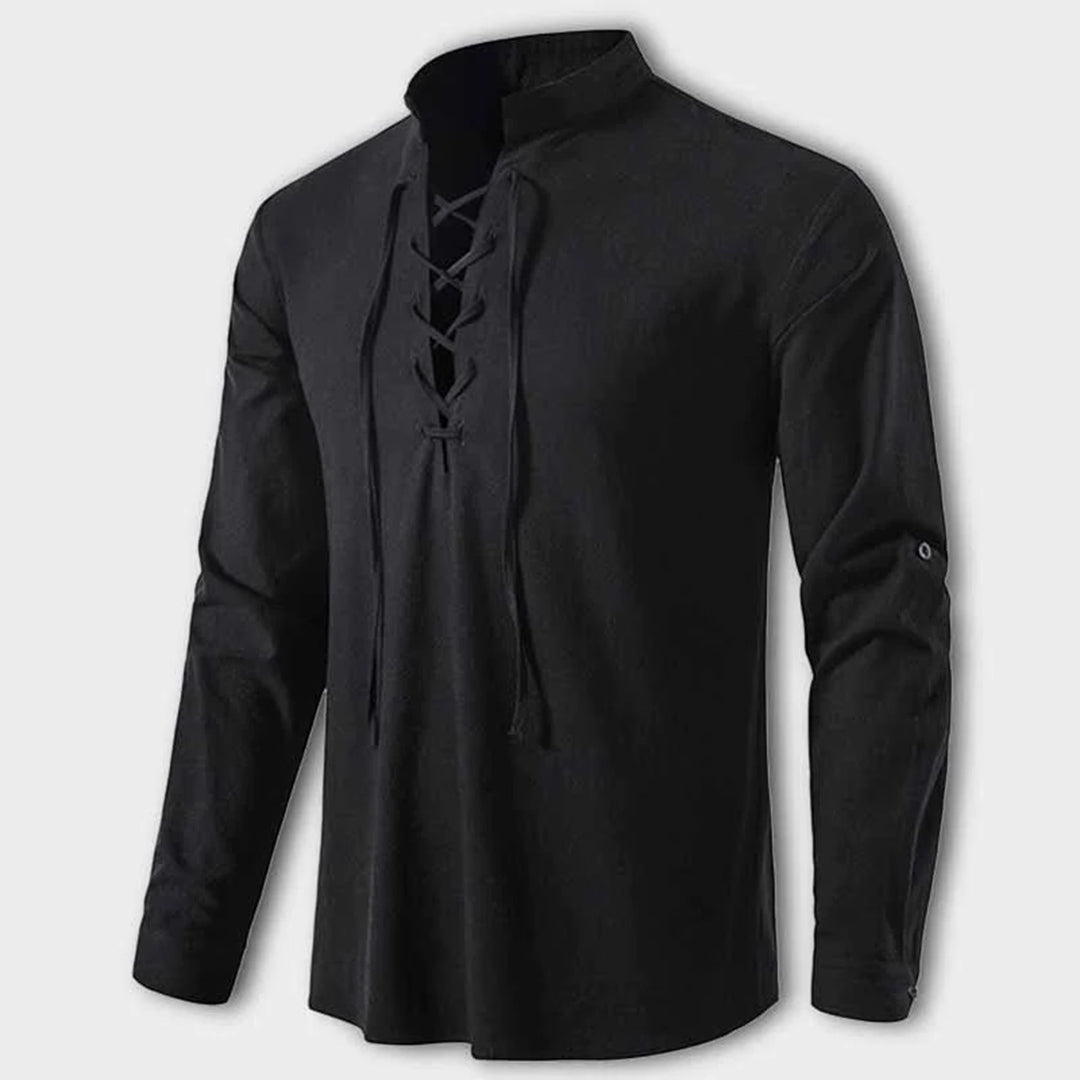 Koszula LASZLO V-neck - Klasyczna Elegancja na Każdą Okazję