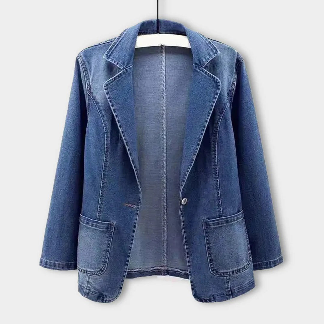 UrbanEdge - Elegante Jeansjacke mit zeitlosem Design und stilvollem Schnitt