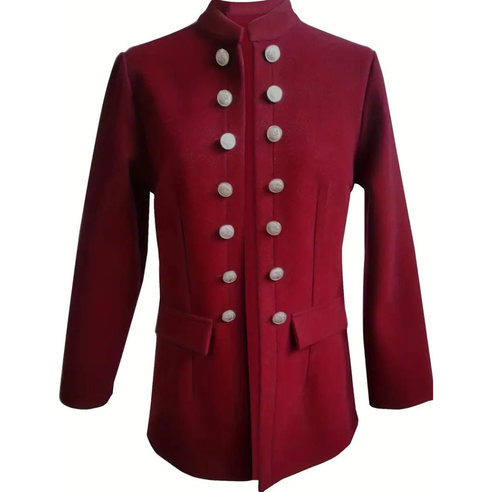 Weronika - Elegante Damenjacke mit vorderem Knopfverschluss für einen lässigen, stilvollen Auftritt