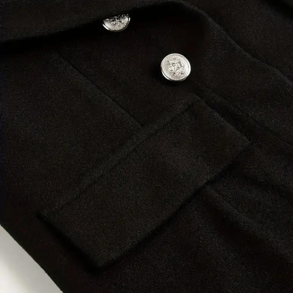 Weronika - Elegante Damenjacke mit vorderem Knopfverschluss für einen lässigen, stilvollen Auftritt