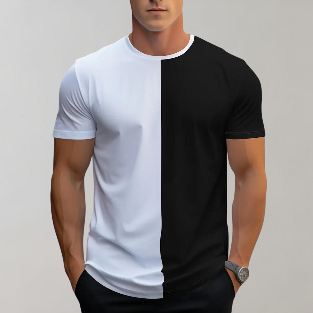 Stylowa T-shirt w Kolorowe Bloki Lex - Idealna dla Każdego Stylu