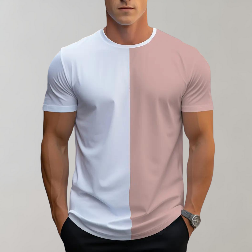 Stylowa T-shirt w Kolorowe Bloki Lex – Idealna dla Każdego Stylu