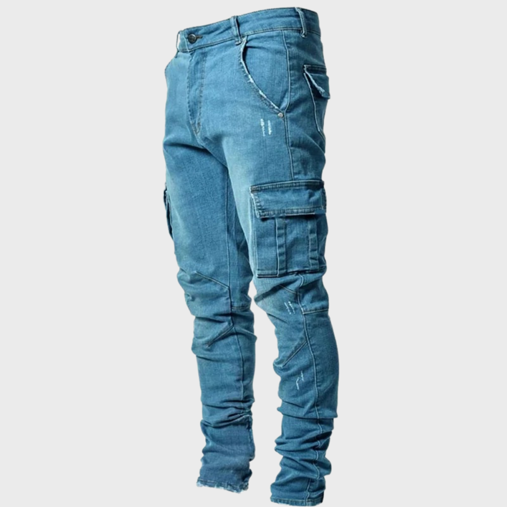 Herren Ultra Bequeme und Hoch Elastische Jeans - Jakki