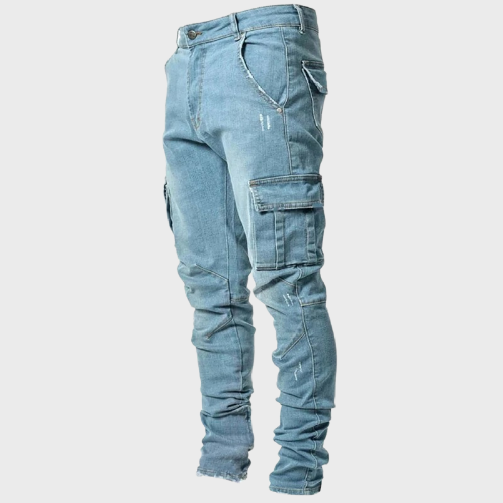 Herren Ultra Bequeme und Hoch Elastische Jeans - Jakki