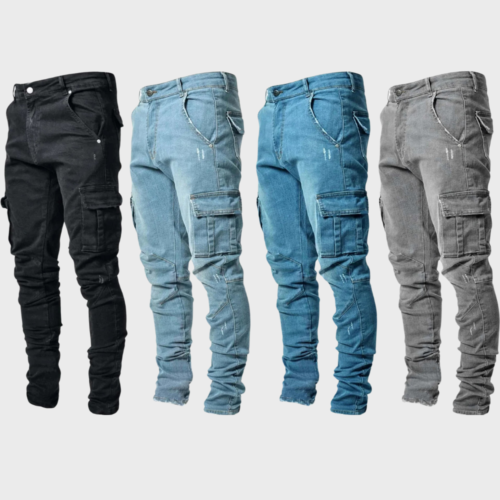 Herren Ultra Bequeme und Hoch Elastische Jeans - Jakki