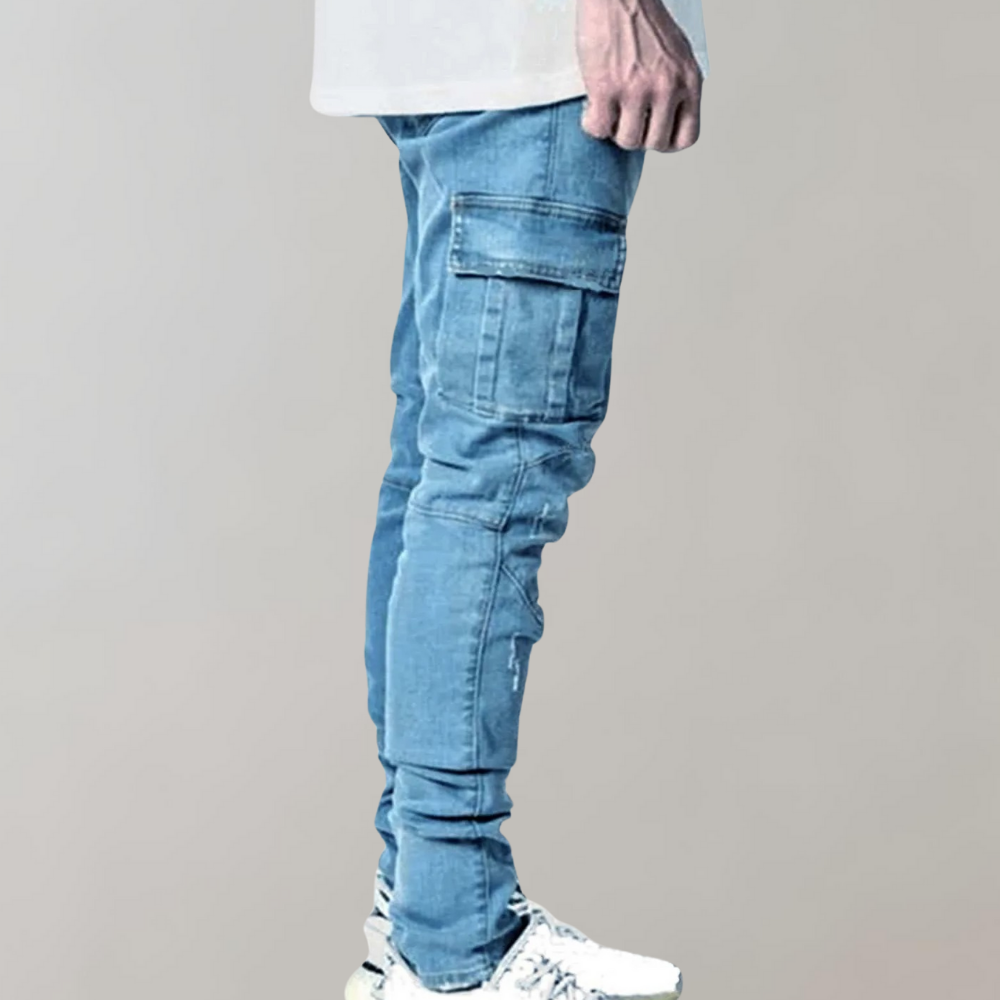 Herren Ultra Bequeme und Hoch Elastische Jeans - Jakki