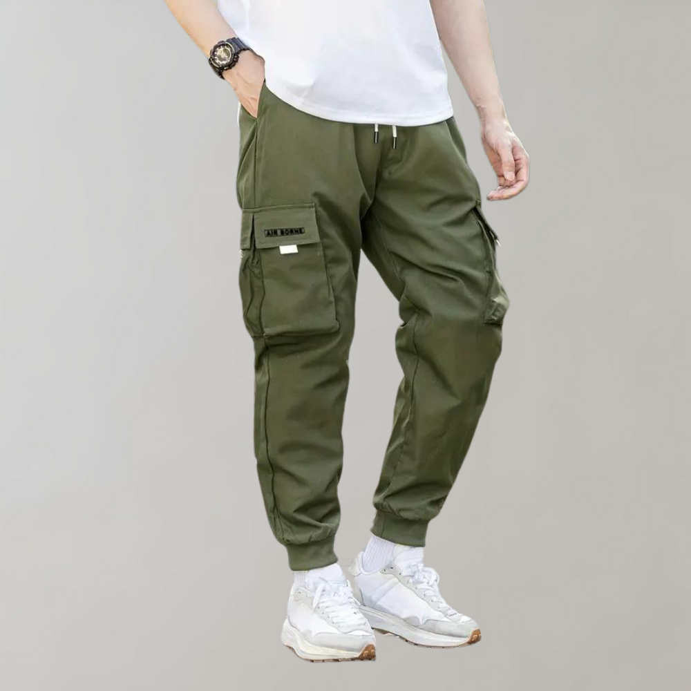 Stilvolle Herrenhose mit verstellbarem Kordelzug und praktischen Klappentaschen von Anchor