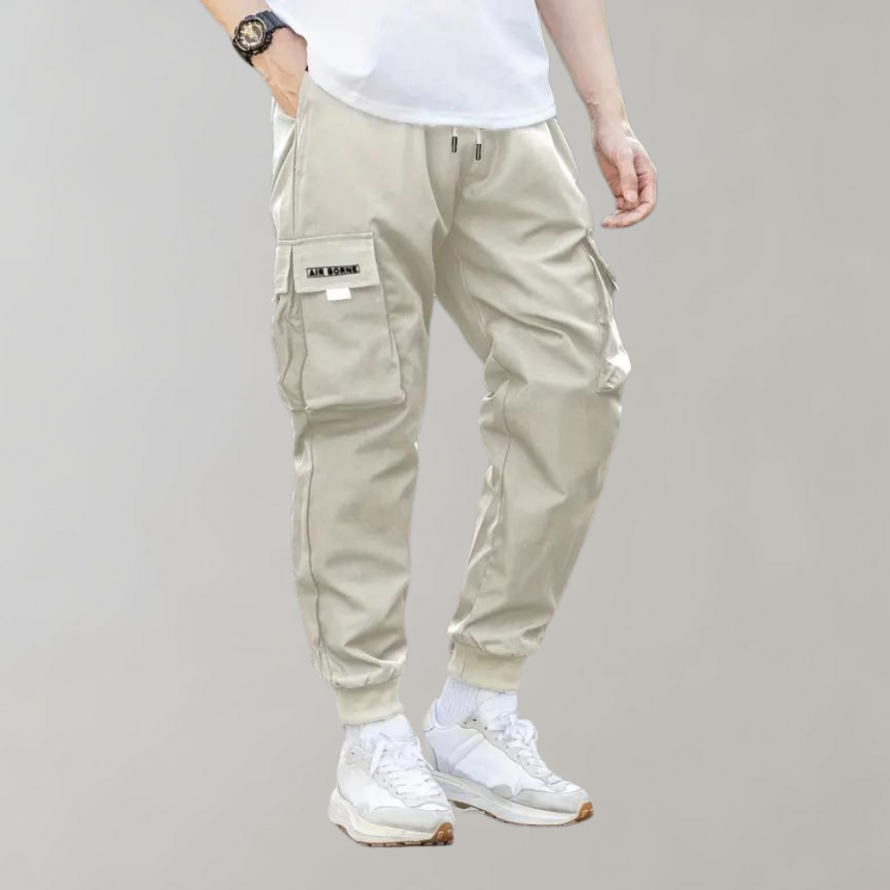 Stilvolle Herrenhose mit verstellbarem Kordelzug und praktischen Klappentaschen von Anchor