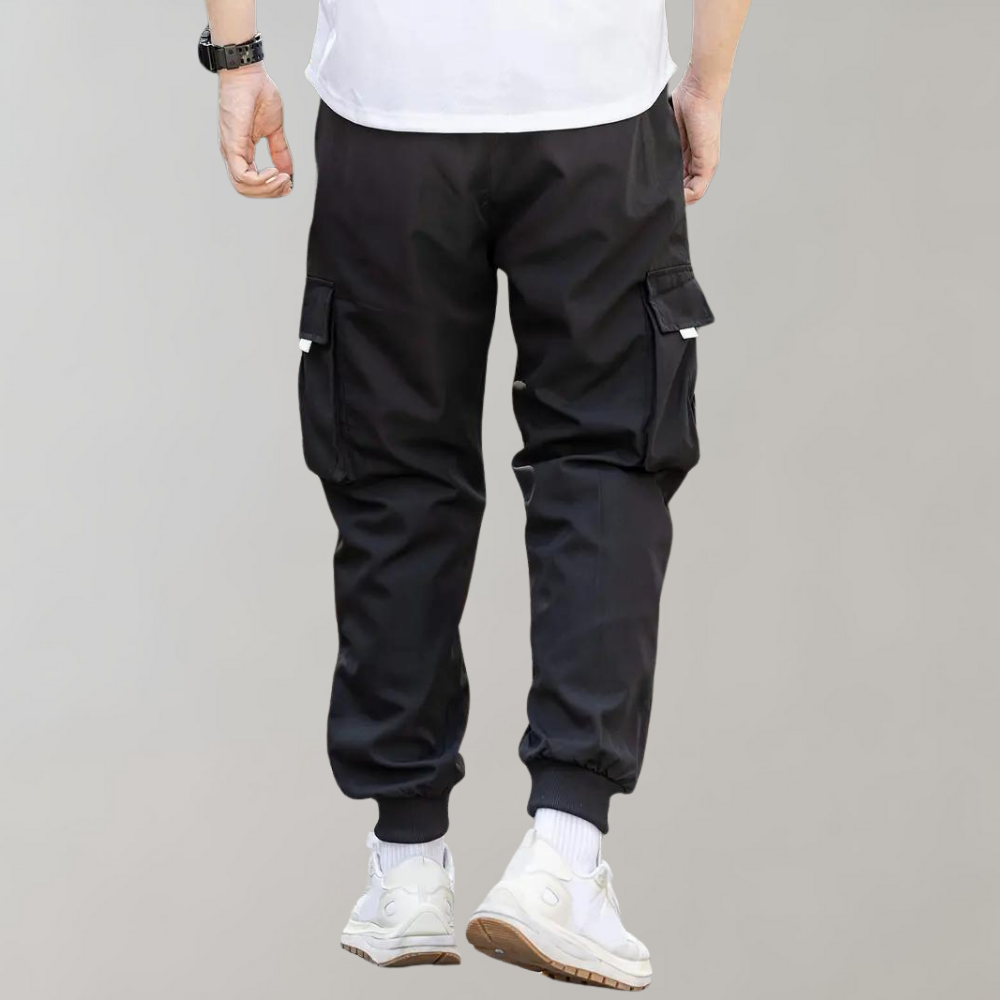 Stilvolle Herrenhose mit verstellbarem Kordelzug und praktischen Klappentaschen von Anchor