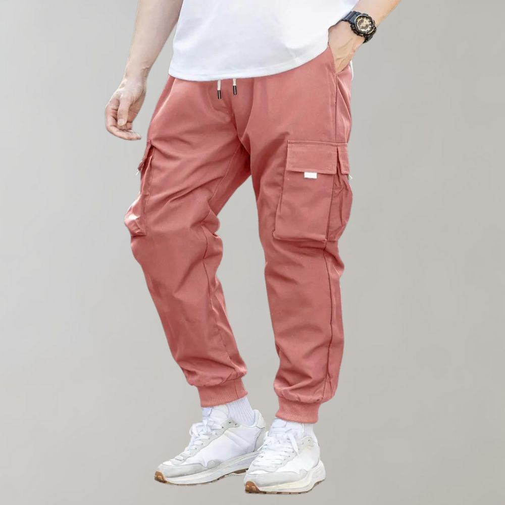 Stilvolle Herrenhose mit verstellbarem Kordelzug und praktischen Klappentaschen von Anchor