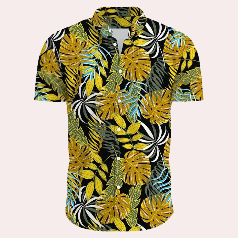 Vibrant Hawaiian Shirt for Men - Andre Collection