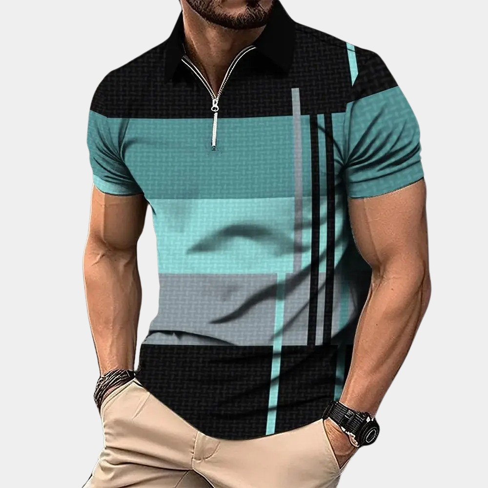 Levon - Klasyczna męska koszulka polo w eleganckim stylu