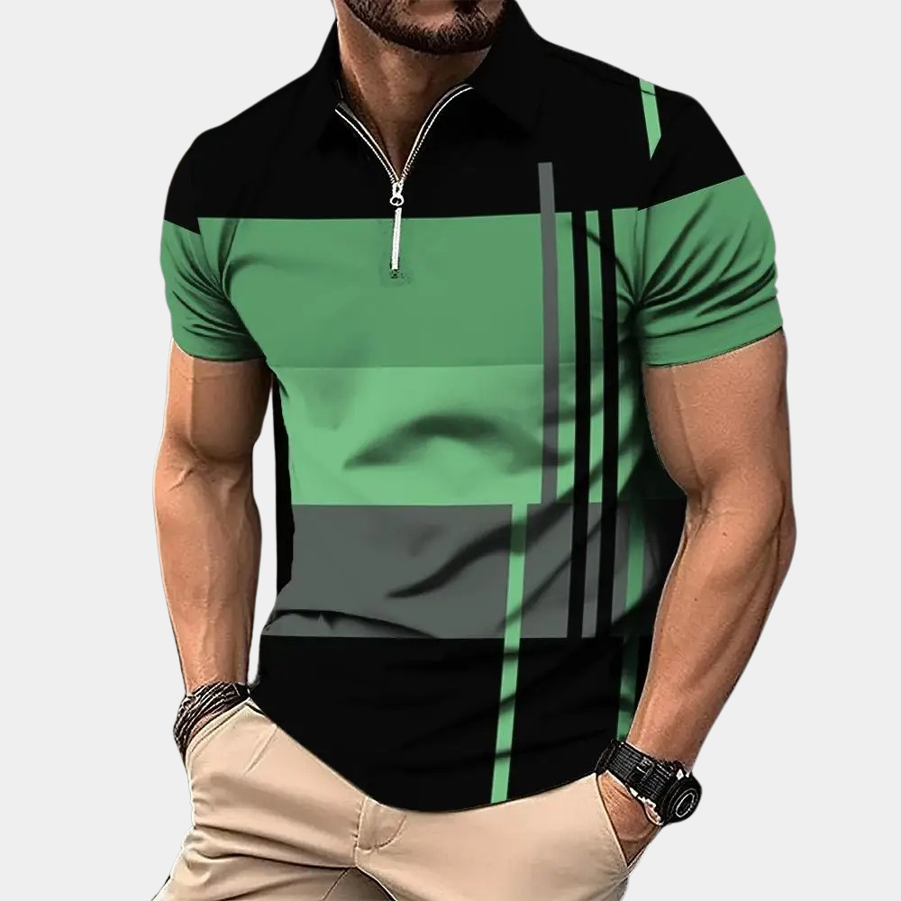 Levon - Klasyczna męska koszulka polo w eleganckim stylu