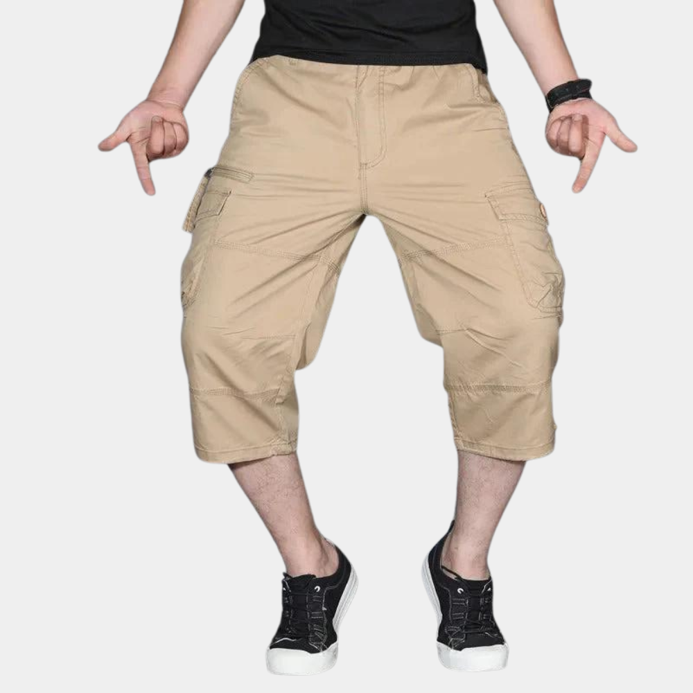 Enzio - Elegante Dreiviertel-Cargo-Hosen für Herren