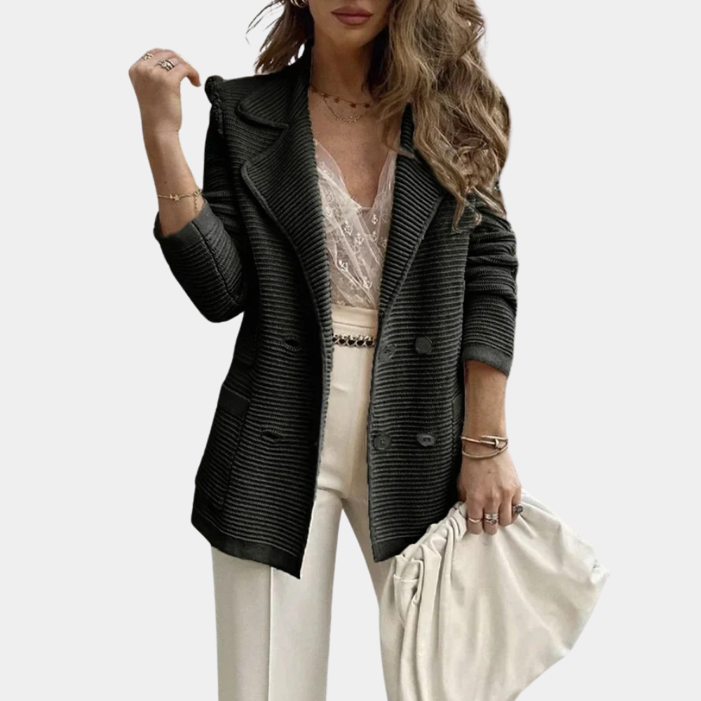 Elegante Damen Strickjacke aus leichter Baumwolle für Frühling und Sommer