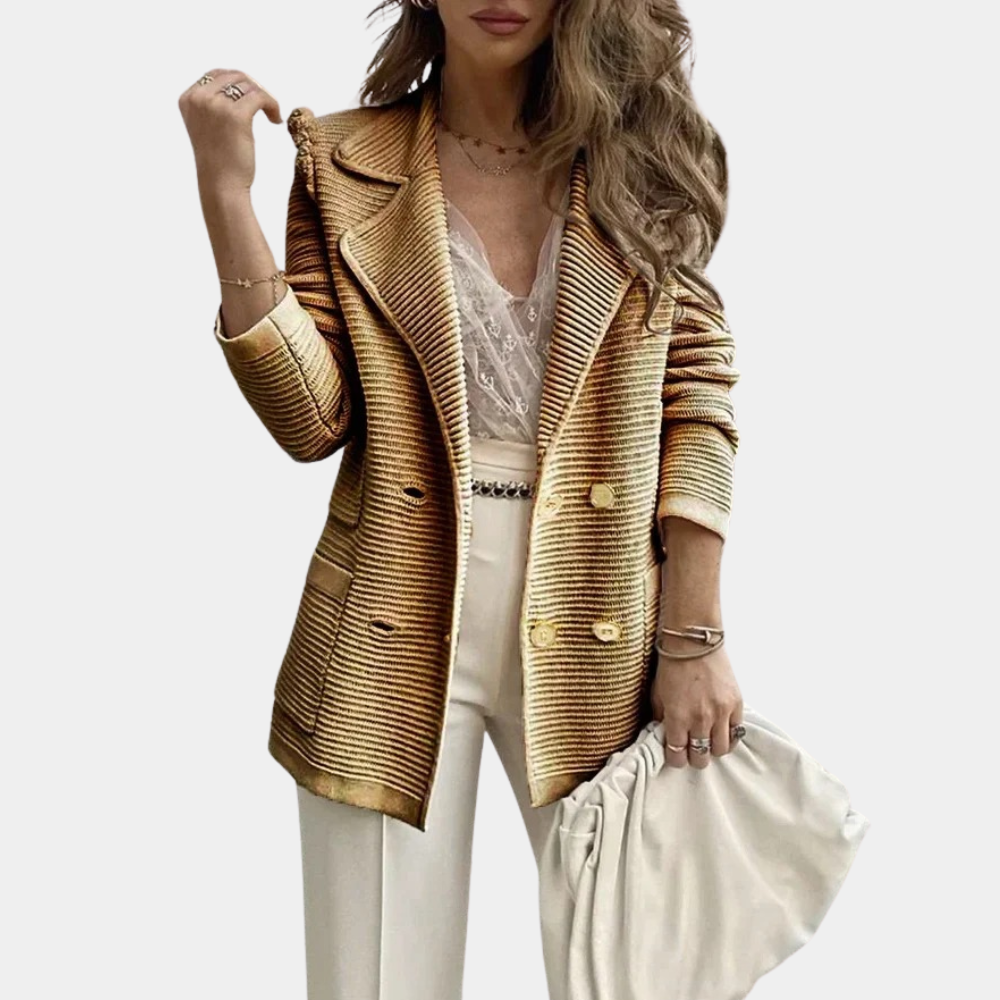 Elegante Damen Strickjacke aus leichter Baumwolle für Frühling und Sommer
