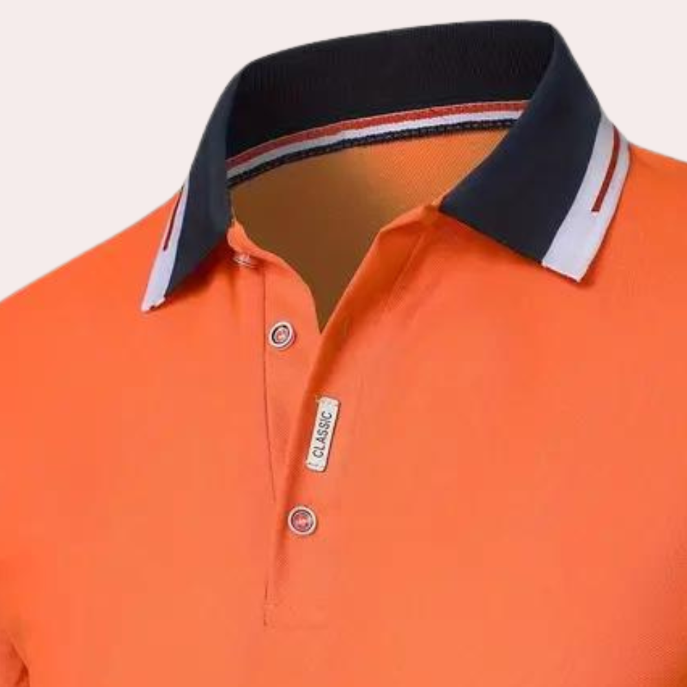 Nestor - Elegancka męska koszulka polo na co dzień