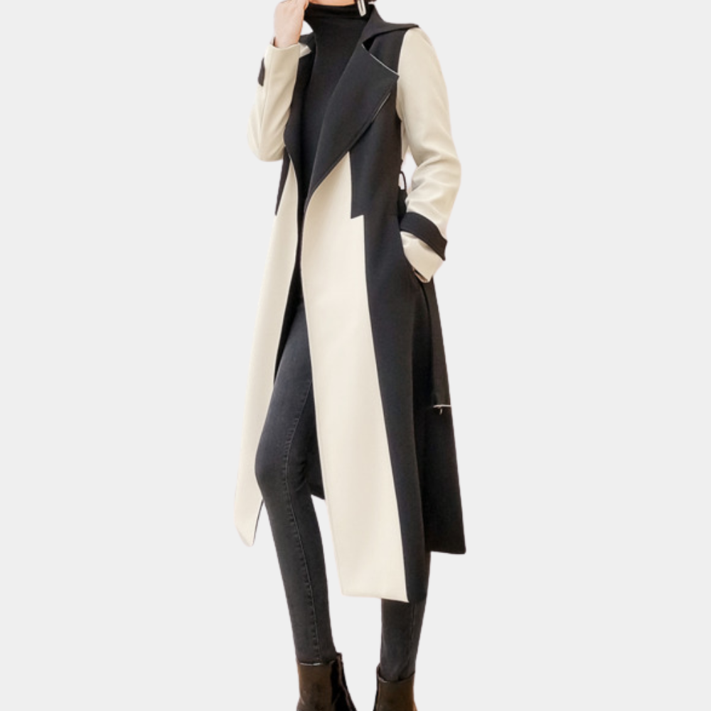 Laura - Eleganter Damen-Trenchcoat mit markantem Gürtel