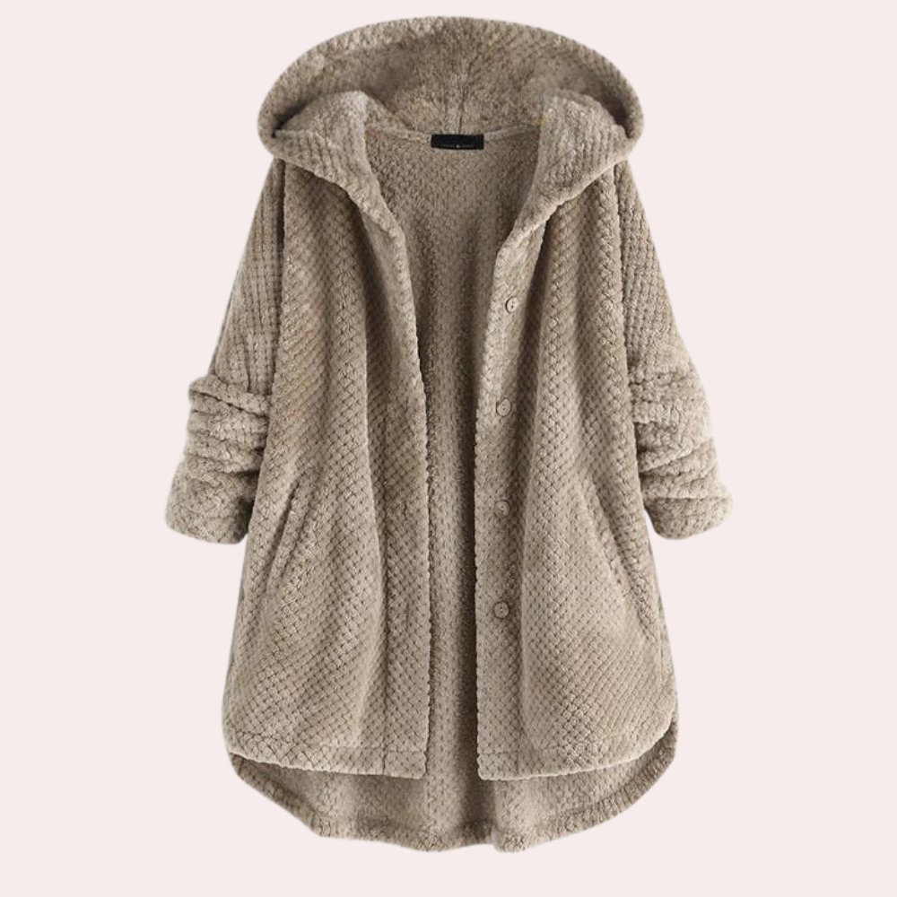 Schicke Damenjacke mit trendiger Kapuze
