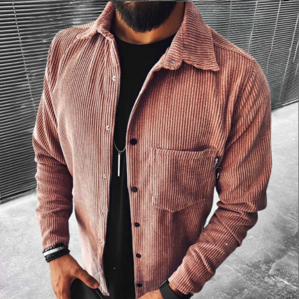 Men's Premium Long-Sleeve Shirt: Ultimate Comfort and Warmth
