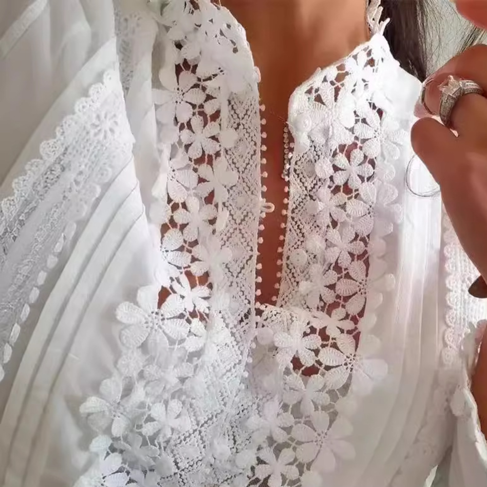 Lily - Elegante und modische Spitzenbluse für Damen