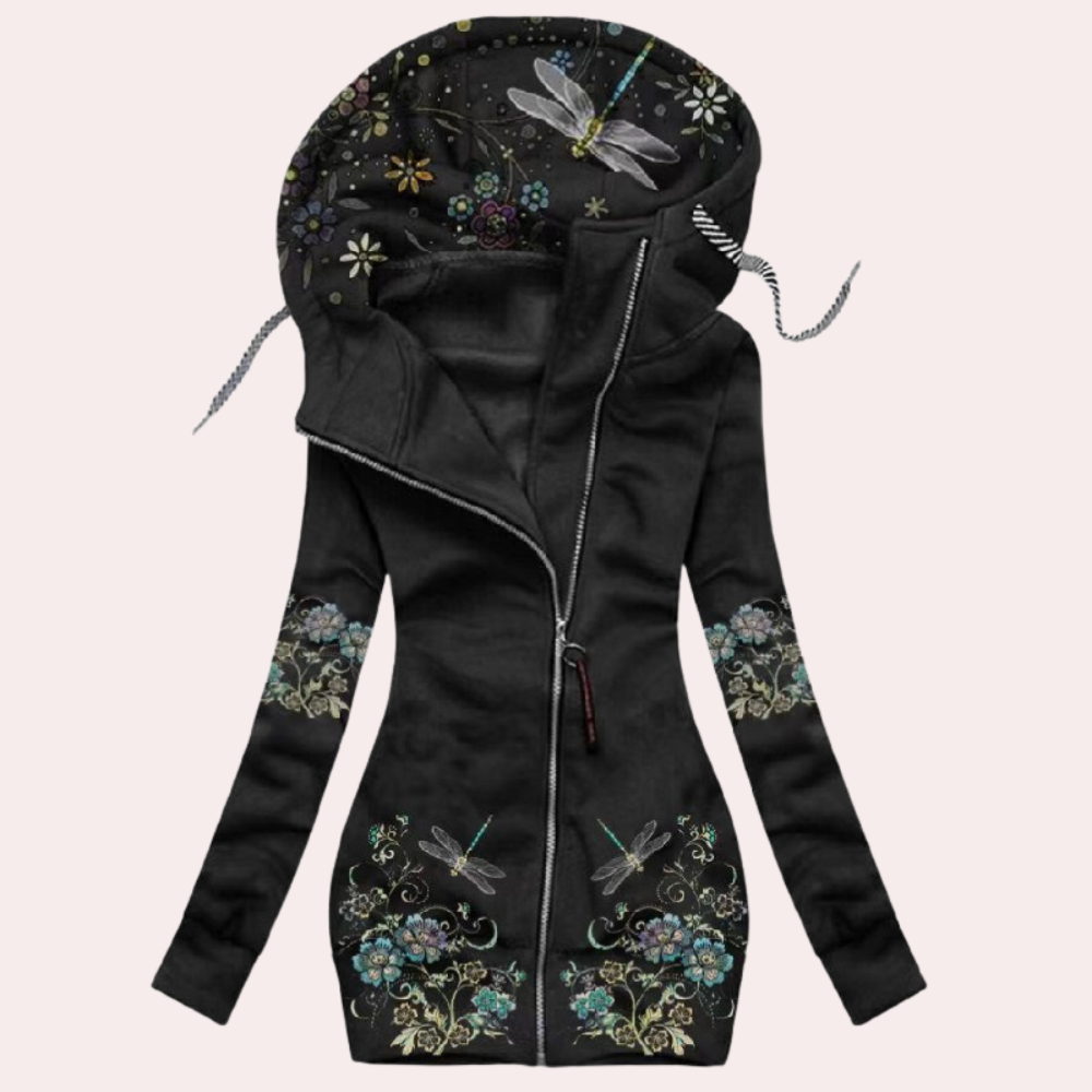 Leichte Damen Baumwolljacke mit Kapuze – Lässige Übergangsjacke für den Frühling
