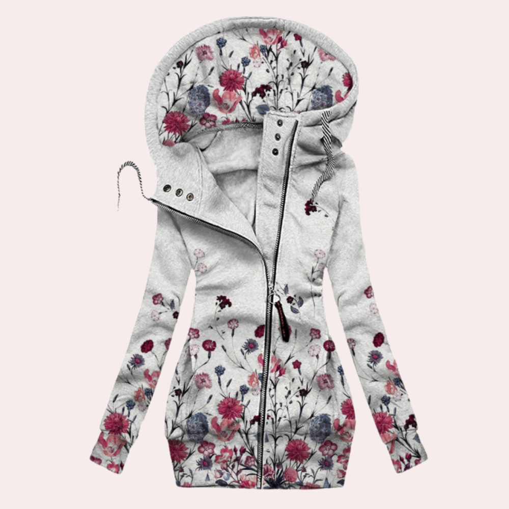Leichte Damen Baumwolljacke mit Kapuze – Lässige Übergangsjacke für den Frühling