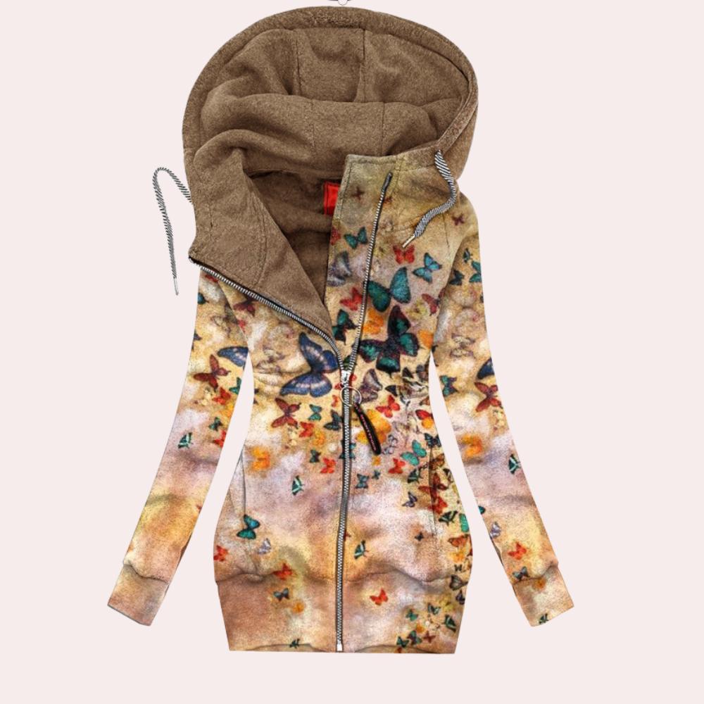 Leichte Damen Baumwolljacke mit Kapuze – Lässige Übergangsjacke für den Frühling