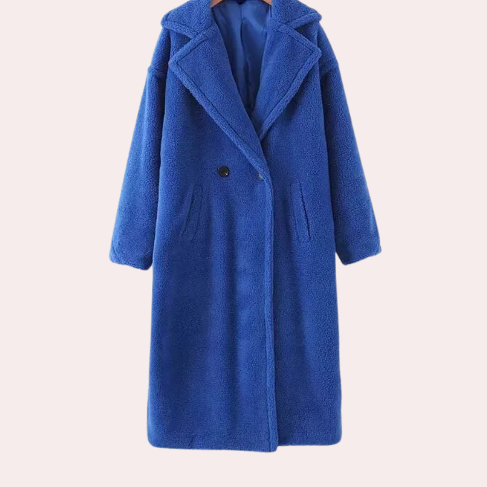 Szilard - Eleganter und bequemer Damenmantel aus Luxusplüsch