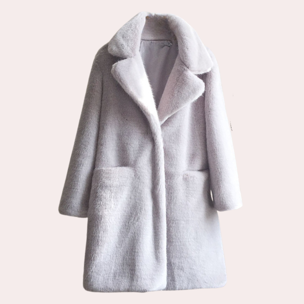 Eleganter Wollmantel für Damen im klassischen Schnitt – ideal für den Frühling
